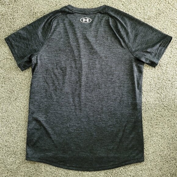 Boys Under Armour Dark Grey Variegated T-Shirt YLG - Picture 2 of 8